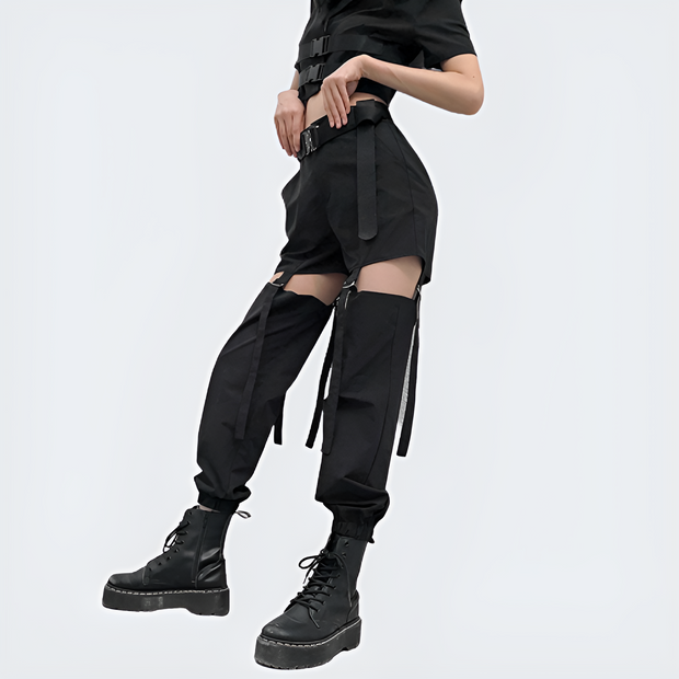 Buckle pants top
