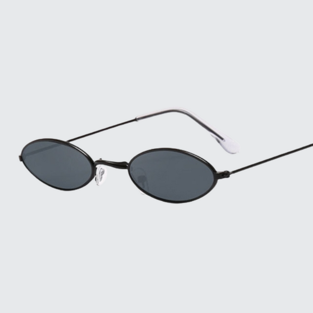 Goth small frame sunglasses retro oval frame type glasses