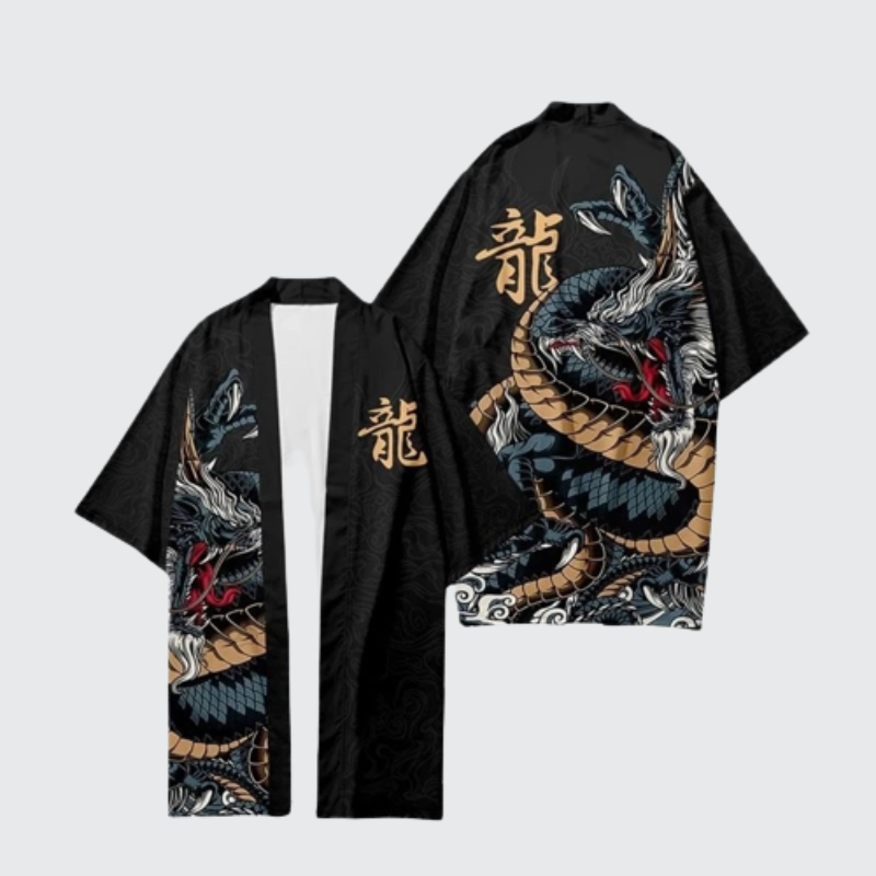 Japanese Dragon Kimono – Techwear UK