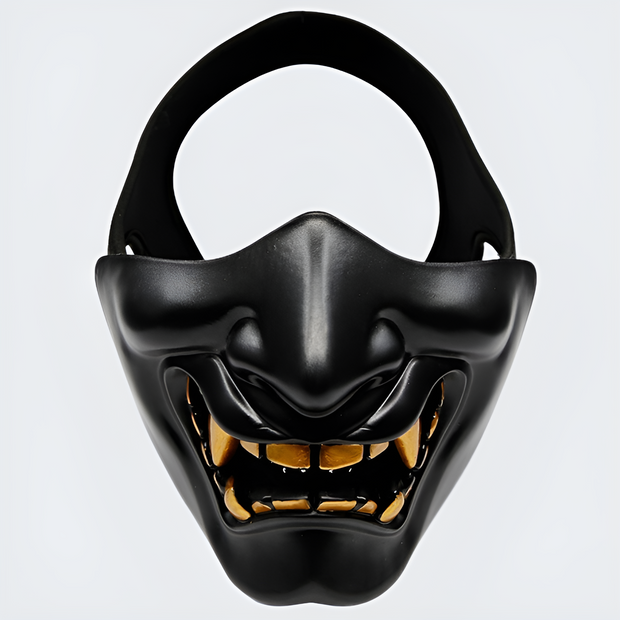 black oni mask Japanese style
