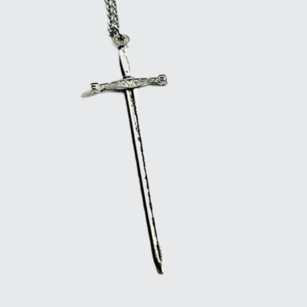 Katana sword necklace stainless steel metal type