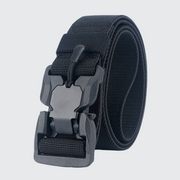 Magnetic tactical belt black solid pattern type