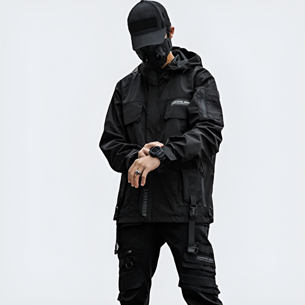 Multi Pocket Anorak Jacket – Techwear UK Multi Pocket Anorak Jacket – Techwear UK