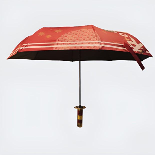 Mini red umbrella katana anime design