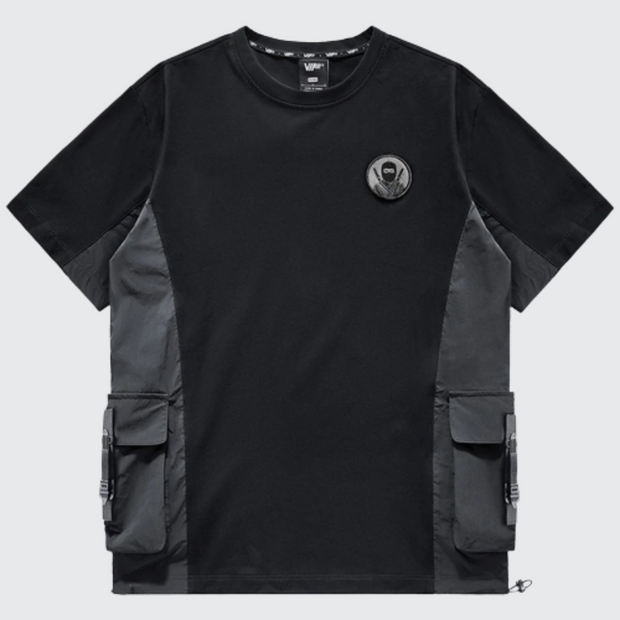 Ninja t-shirt o neck collar style black
