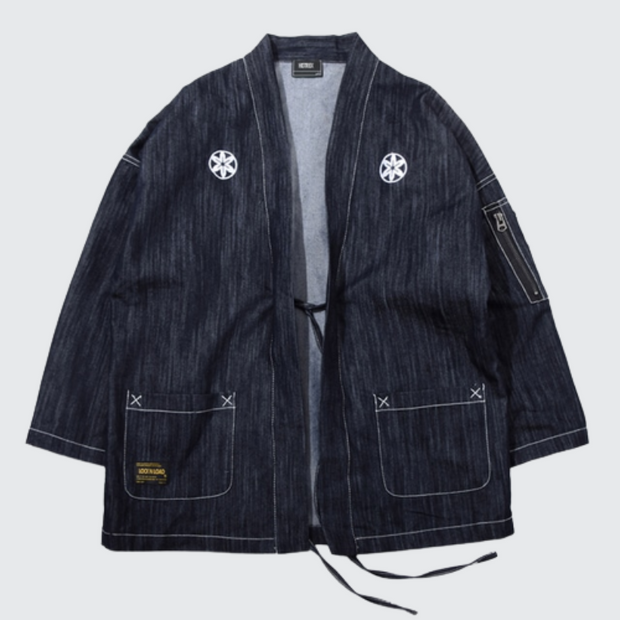  Noragi jacket multiple pockets decoration