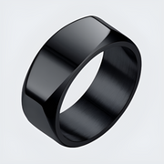 Rectangle signet ring geometric shape
