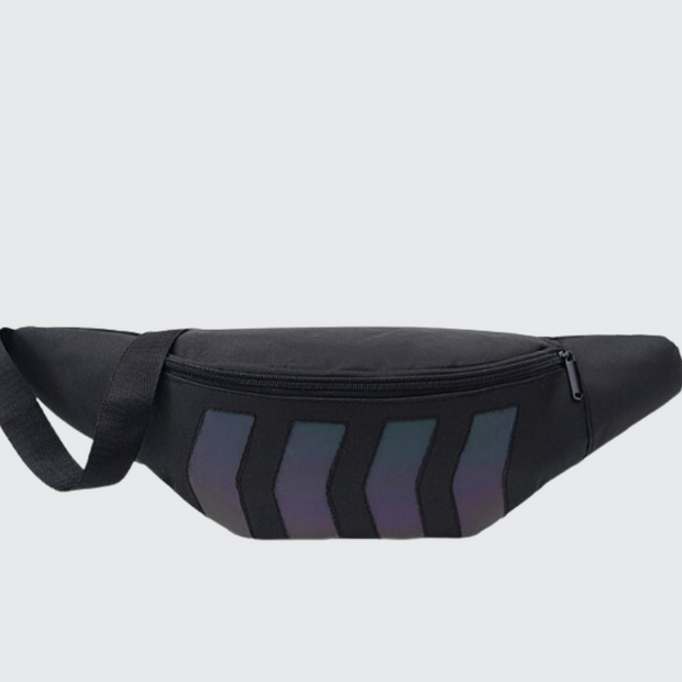 Reflective Techwear Waist Bag - Main Image
