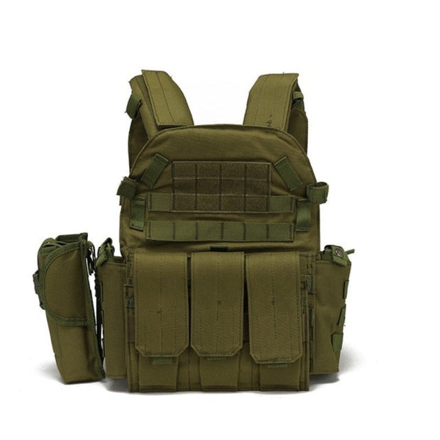 Scarlxrd tactical vest detachable sundries bag army green