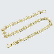 Shiny rhinestones start chain streetwear style chains