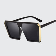 Square designer sunglasses oversized type glasses