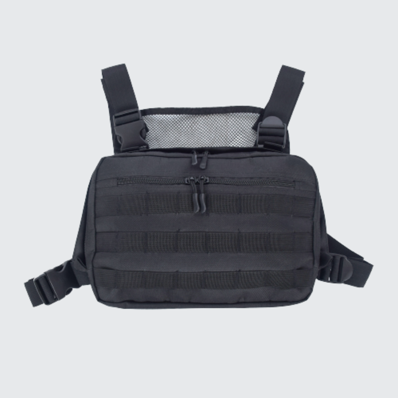 thumbnail image 2 of Tactical Chest Rig Pack Men Sports Utility Chest Pack Adjustable Chest Front Pack Shoulder Bag Vest Chest Bag EDC Rig Pouch For Hunting Outdoor 2 of 9