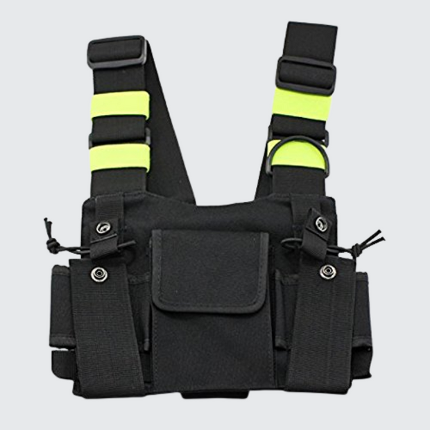 Tactical chest rig adjustable straps