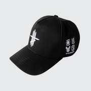  Techwear cap embroidered ornament front cotton