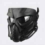 Techwear face mask full style mask black gray lens