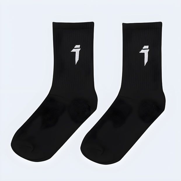 techwear kanji socks techwear style sock letter pattern type