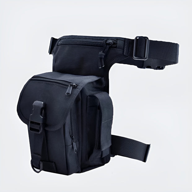 Techwear leg bag adjustable straps