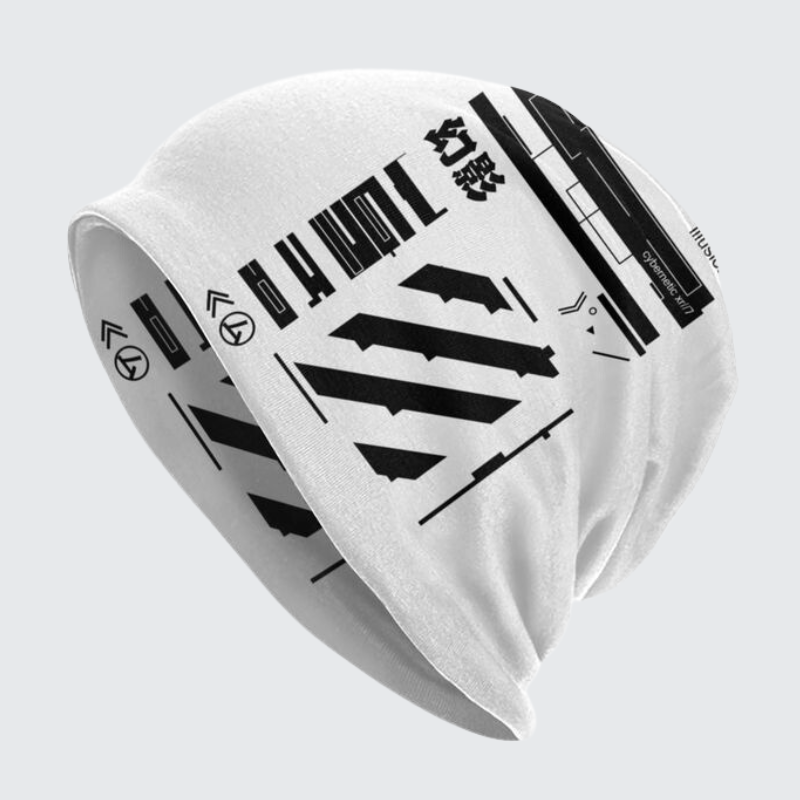 White Techwear Beanie – Techwear UK