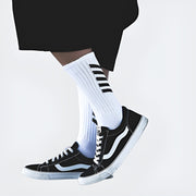 White techwear socks techwear style socks