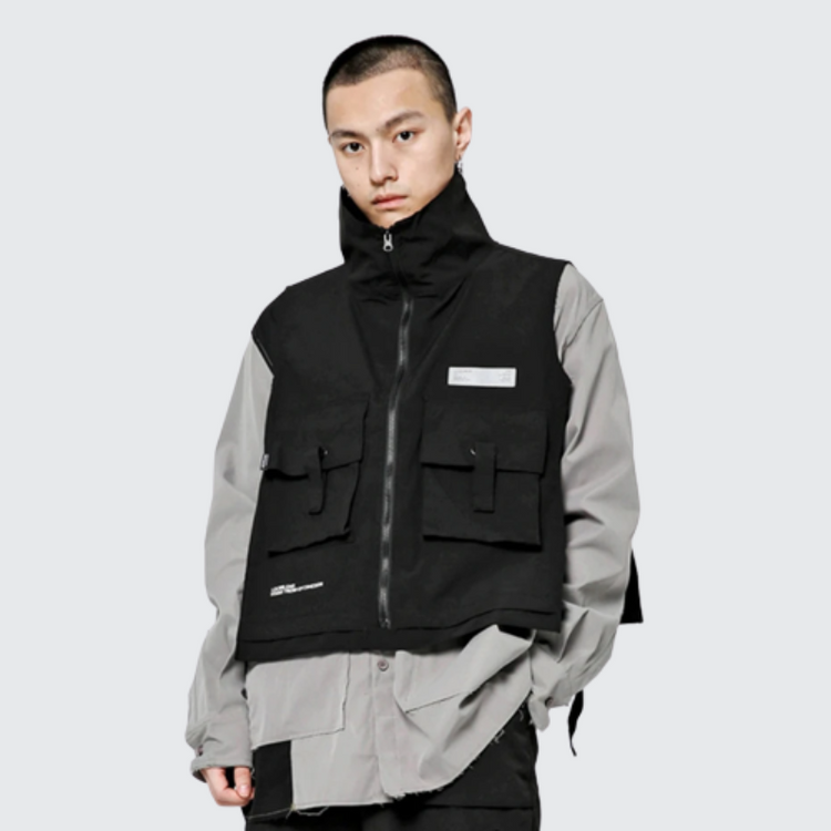 ジャケット・アウター Midorikawa ZIP-UP VEST Techwear Zip Up Waistcoat – Techwear UK