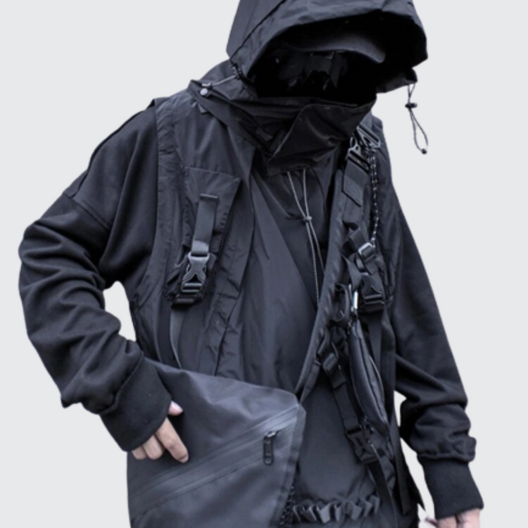 Hooded Vest Jacket – Techwear UK