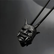 Japanese Oni Mask Necklace