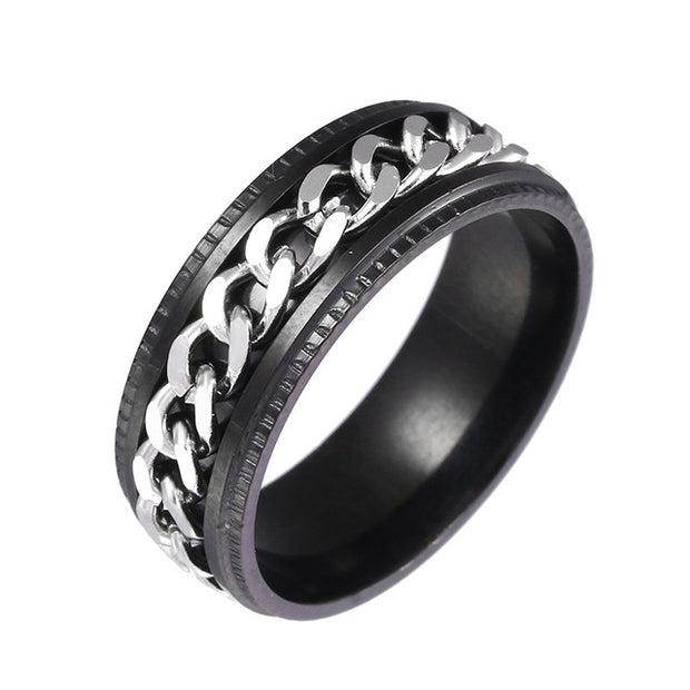 Black Chain Ring