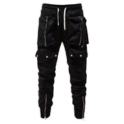Multiple pockets and zippers on the side zipper techwear jogger pants