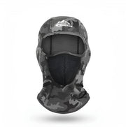Face cover breathable windproof black camo style