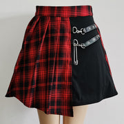 Goth Pleated Skirt