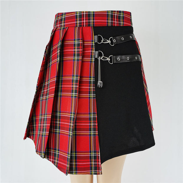 Goth Pleated Skirt