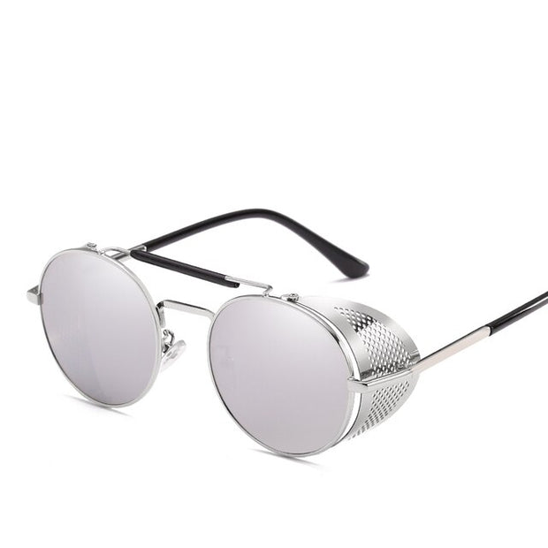Sunglasses With Circle Lenses silver