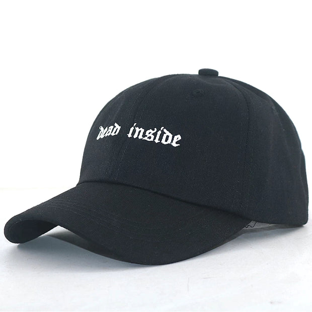 Baseball Cap Embroidery black