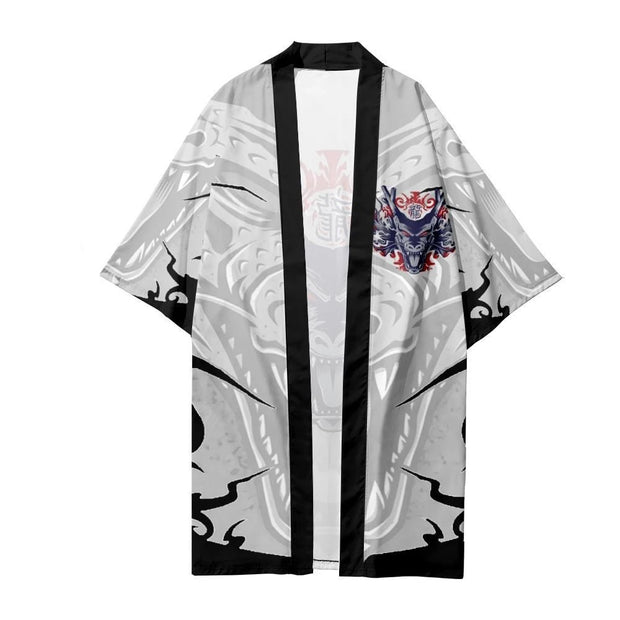 Dragon Design Kimono Robe