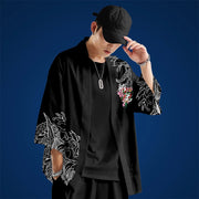 Kimono Men Traditional black