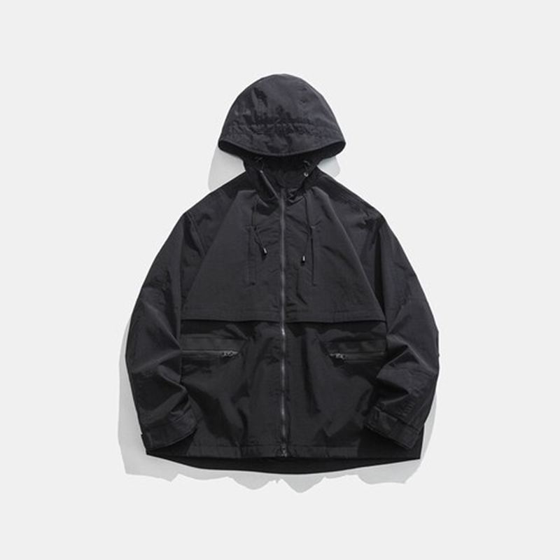 Cargo Jacket With Hood – Techwear UK