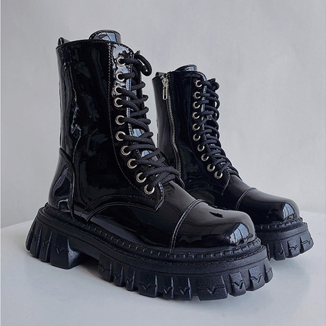 Gothic Women s Punk Boots Techwear UK