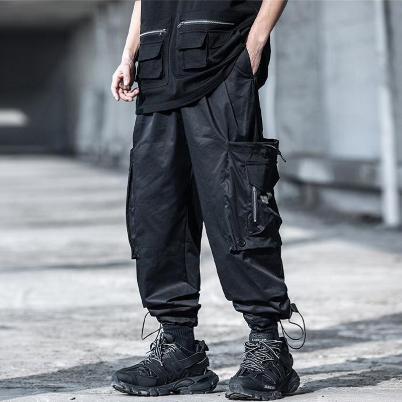 Black Pants Baggy – Techwear UK