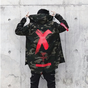Tactical camouflage jacket is a stylish and functional outerwear piece