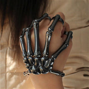 Skeleton Hand Finger Bone Bracelet Ring