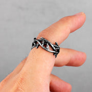 Silver Branch Ring