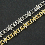 Shiny Rhinestones Star Chain