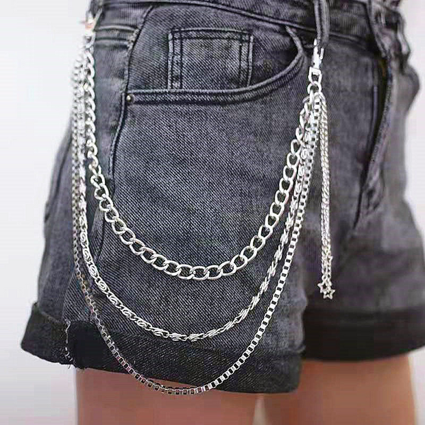 Goth Layered Waist Chain