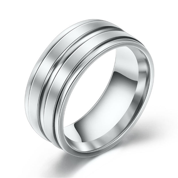 Linear Ring Silver