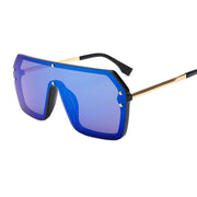 dubai sunglasses gold dark blue,