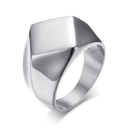 Symmetric Ring Silver