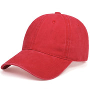 WASHED CAP Red
