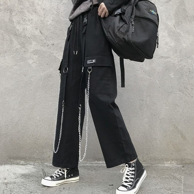 Techwear Pants With Chain – Techwear UK