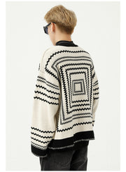 Square Pattern Sweater