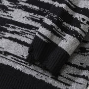 black stripe sweater